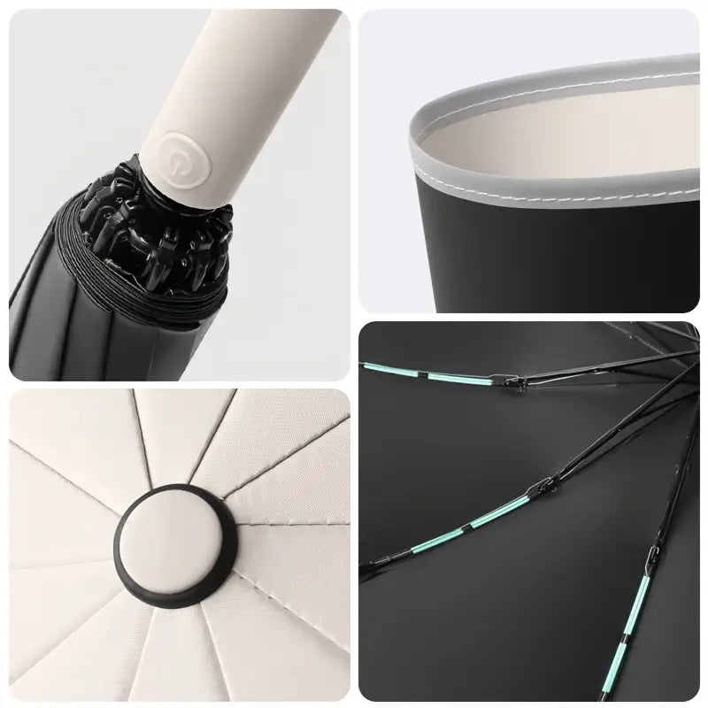 Premium Reverse Auto Umbrella with Double Skeleton & Night Reflector