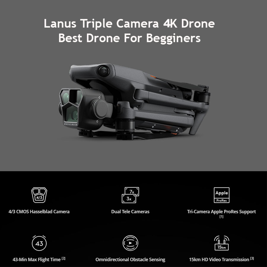 4K HD Camera Drone – Perfect for Travel, Photography & Gifting Foldable · Easy to Fly · Long Battery Life