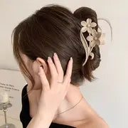 3pc Bohemian Style Resin Flower Hair Claw Clip