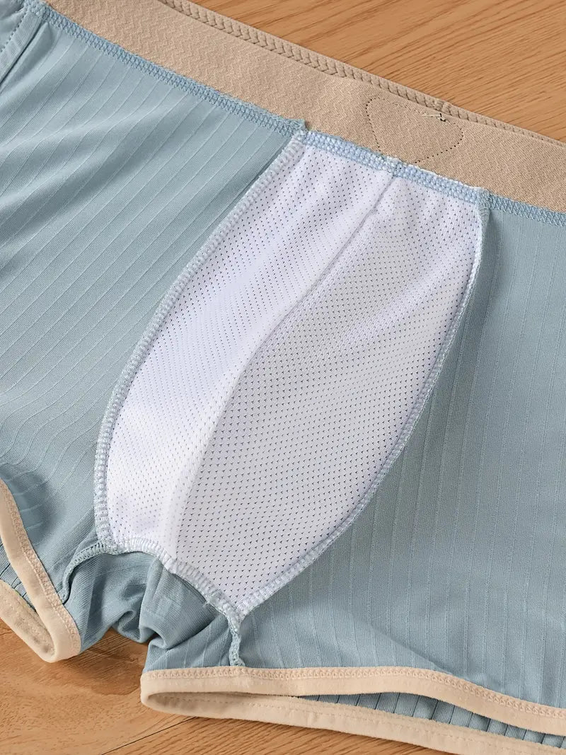 3-Pack Men’s Soft Boxer Briefs – Stretchy, Non-Transparent, Comfortable Fit