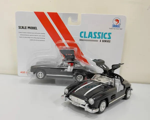 Multicolor Classics Pull‑Back Action Toy Car – Realistic Design