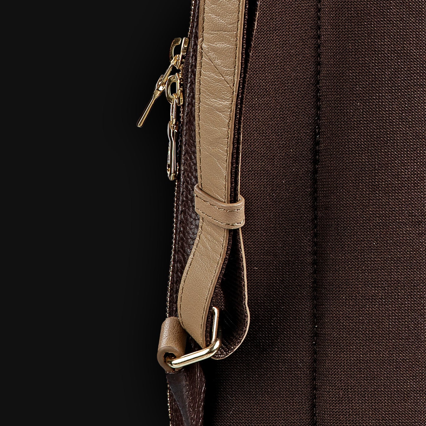 Premium Ladies Backpack | Genuine Leather Backpack for Women | Travel Backpack | Colour - Brown & Black