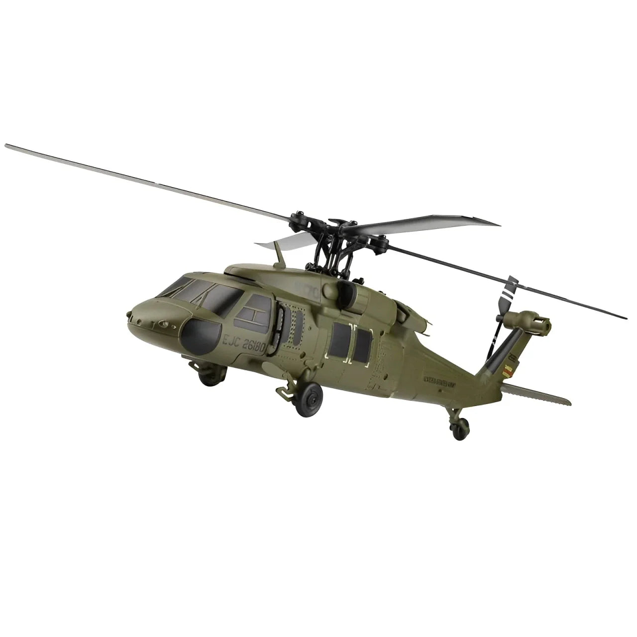 Wltoys K170 UH-60L 2.4GHz 4CH Brushless Military RC Helicopter RTF, 6-Axis Gyro