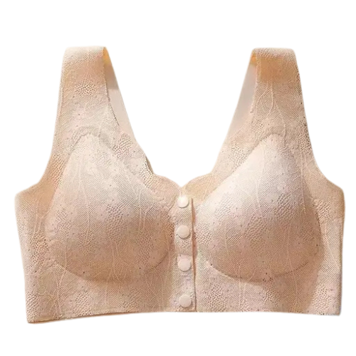 Front Buckle Bra Lace Seamless And Breathable no Steel Ring Bra (Pack Of 5)