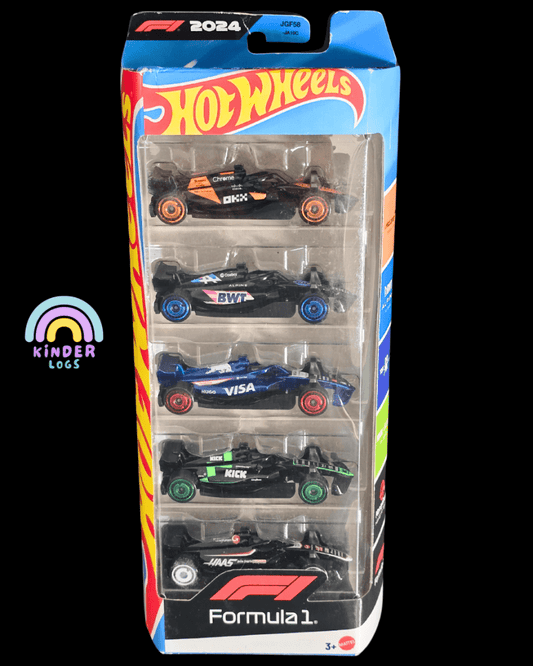Hot Wheels 'Formula 1 Team' 5 Cars Pack (Imported)
