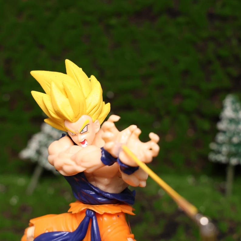 Super Saiyan Energy Blast Night Light Anime Gamer LED Lamp Power Attack Light