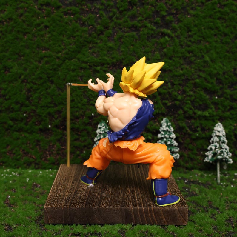 Super Saiyan Energy Blast Night Light Anime Gamer LED Lamp Power Attack Light