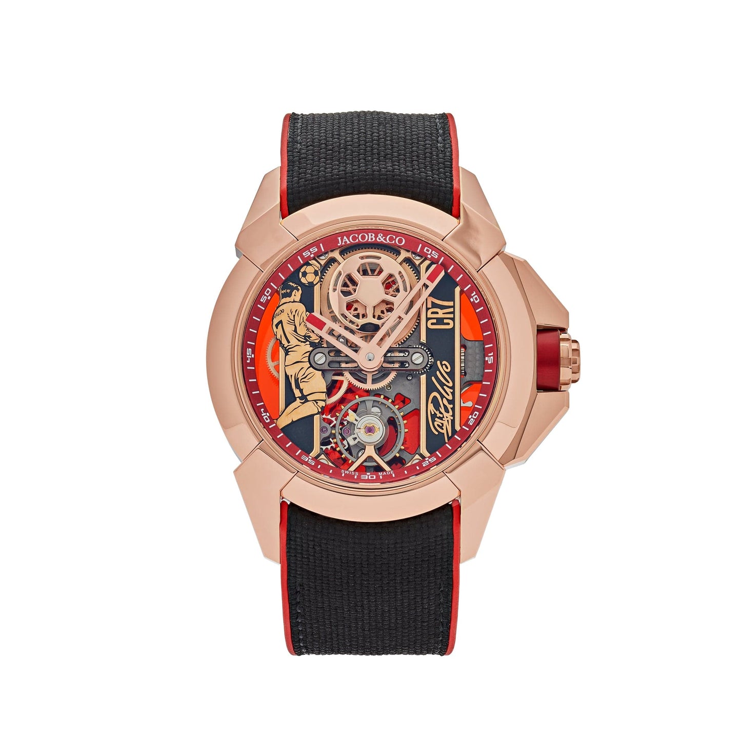 Epic X CR7 | Flight of CR7 - Rose Gold Baguette Jacob & Co.