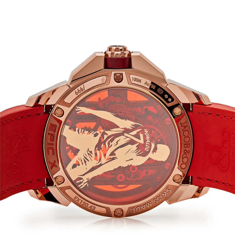 Epic X CR7 | Flight of CR7 - Rose Gold Baguette Jacob & Co.