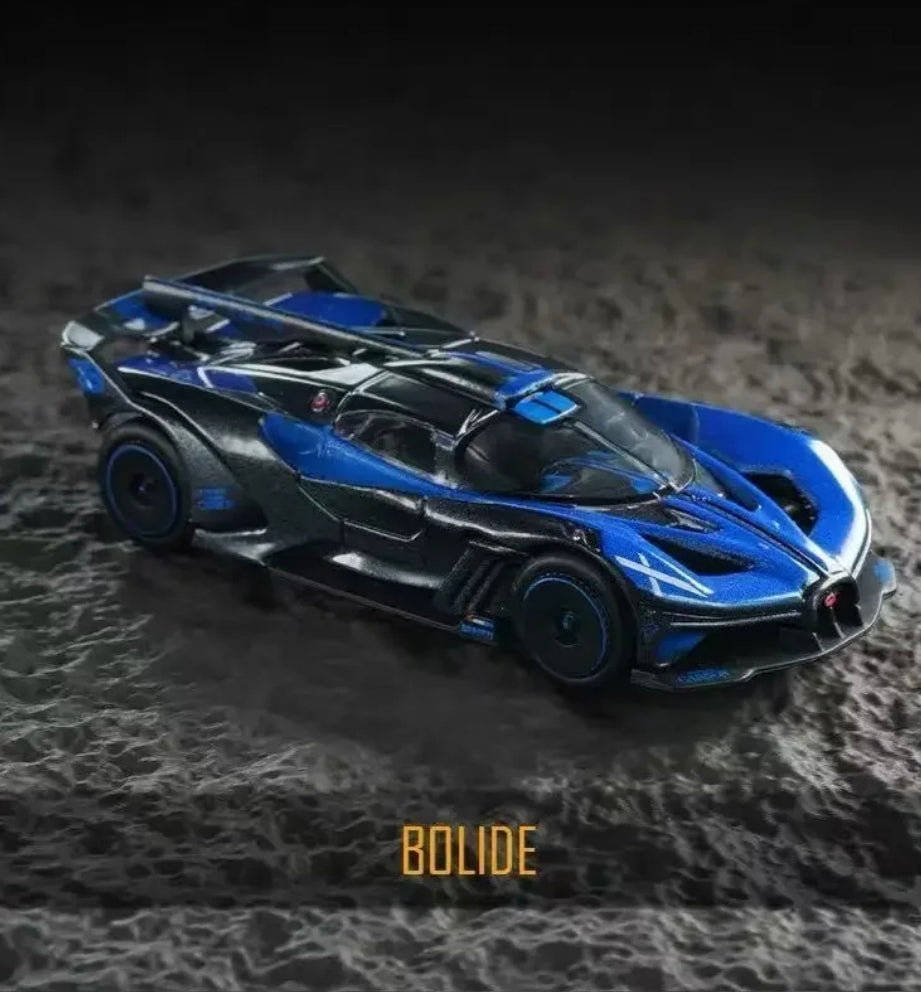 Official Bburago Bugatti Bolide Blue- 1 : 64 Diecast Scale Model