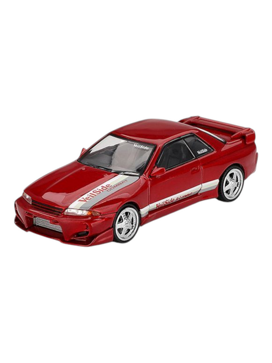 Mini GT Nissan Skyline GT-R (R32) VeilSide Combat C-1 (Gem Red) Code-987 1:64 Scale