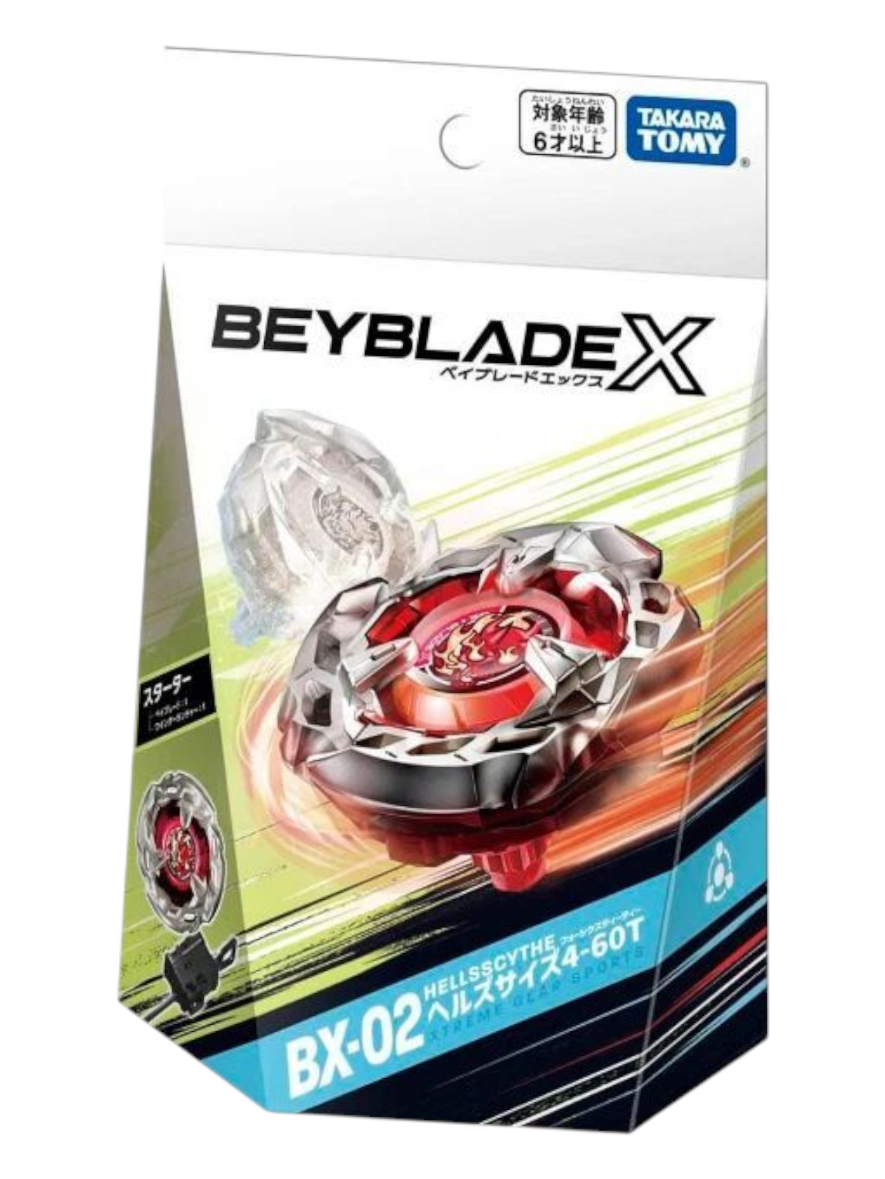 Takara Tomy Beyblade X BX-02 Hellsscythe 4-60T