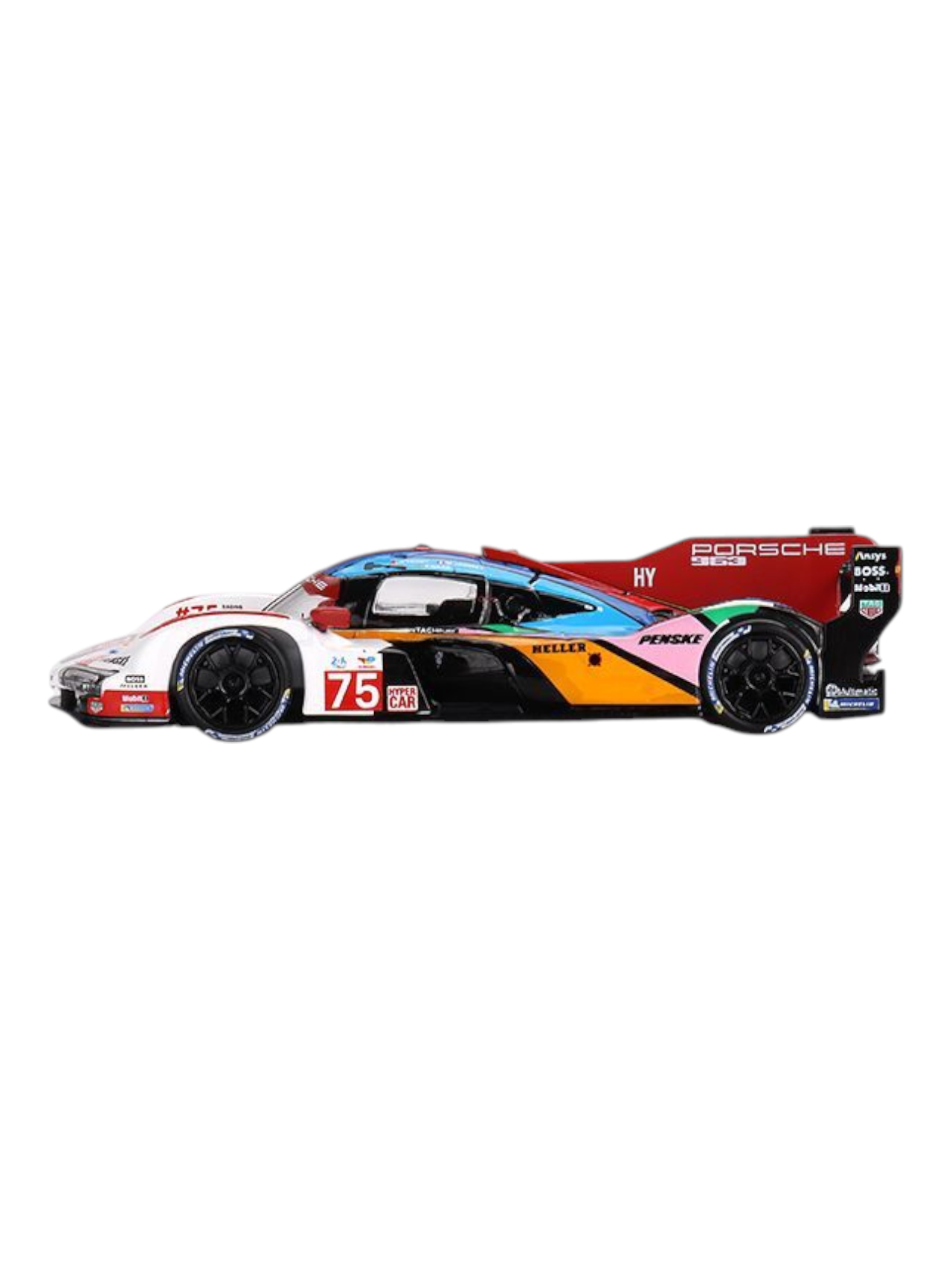 Mini GT Porsche 963 #75 (2023 24 Hrs of Le Mans Porsche Penske Motorsport) Code-740 1:64 Scale