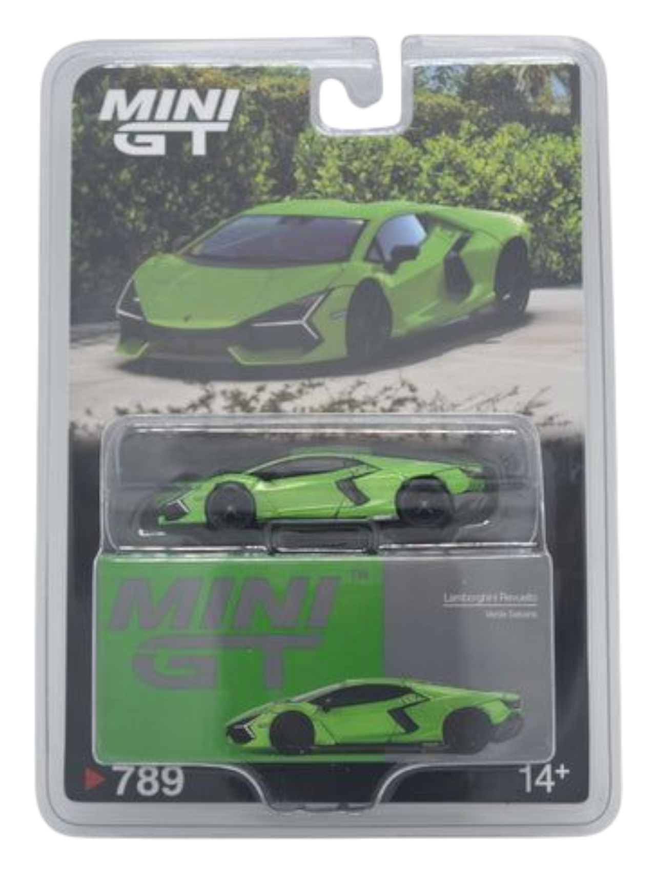 Mini GT Lamborghini Revuelto (Verde Selvans) Code-789 1:64 Scale