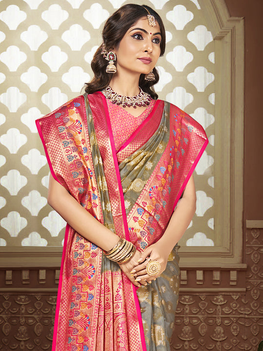 Silk Saree With Blouse Piece
