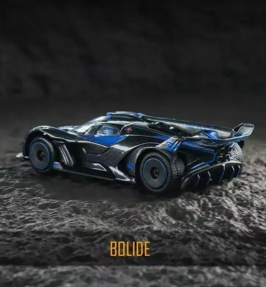 Official Bburago Bugatti Bolide Blue- 1 : 64 Diecast Scale Model