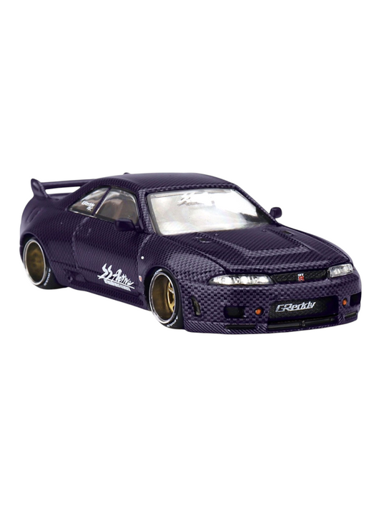 Mini GT Kaido House Nissan Skyline GT-R (R33) Active Carbon R V2 Code-163 1:64 Scale