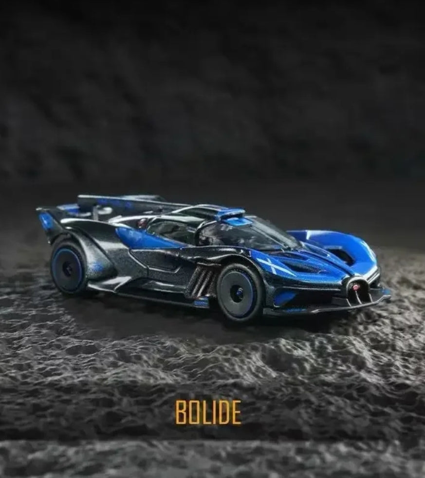 Official Bburago Bugatti Bolide Blue- 1 : 64 Diecast Scale Model