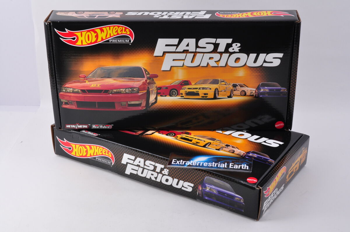 Hot Wheel Fast & Furious Premium Bundle Box Set R33 S15 Jetta F-150 Maxima