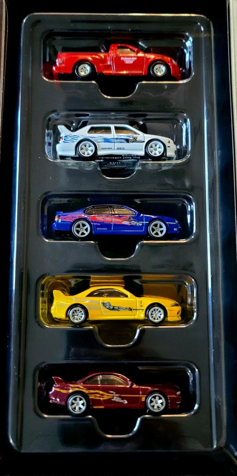 Hot Wheel Fast & Furious Premium Bundle Box Set R33 S15 Jetta F-150 Maxima