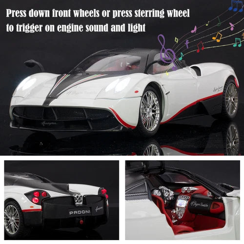 1/18 Pagani Huarya Super Car Diecast Vehicle Model Car Toy Collectible Toy Gift