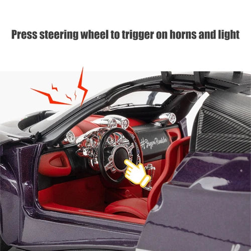 1/18 Pagani Huarya Super Car Diecast Vehicle Model Car Toy Collectible Toy Gift