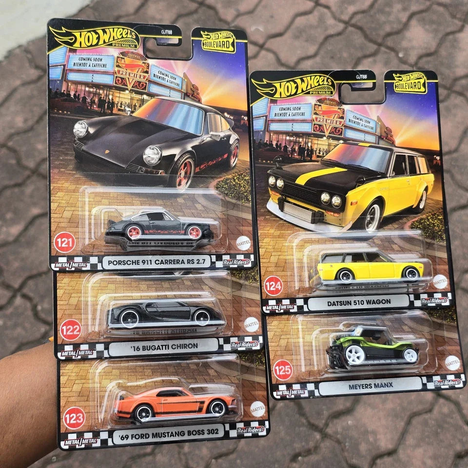 Hot Wheels Premium Imported 2025 Boulevard Exclusive Collection - Set Of 5