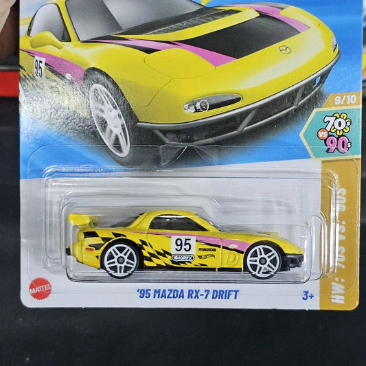 Hot Wheels 2025 J and K Case Vehicle Exclusive Collection - '95 Mazda Rx-7 Drift
