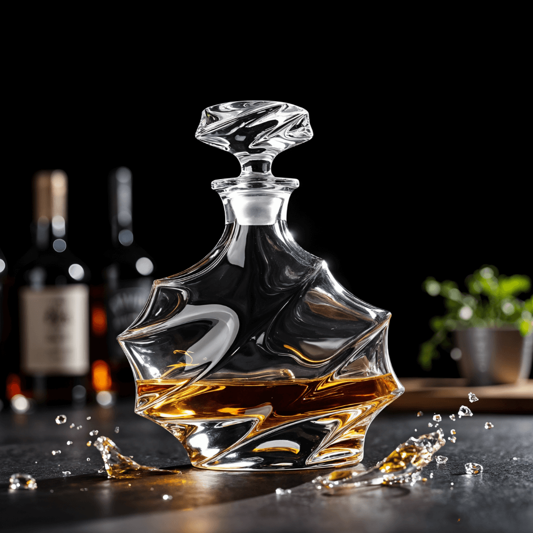 Storm Japanese Crystal Whisky Decanter