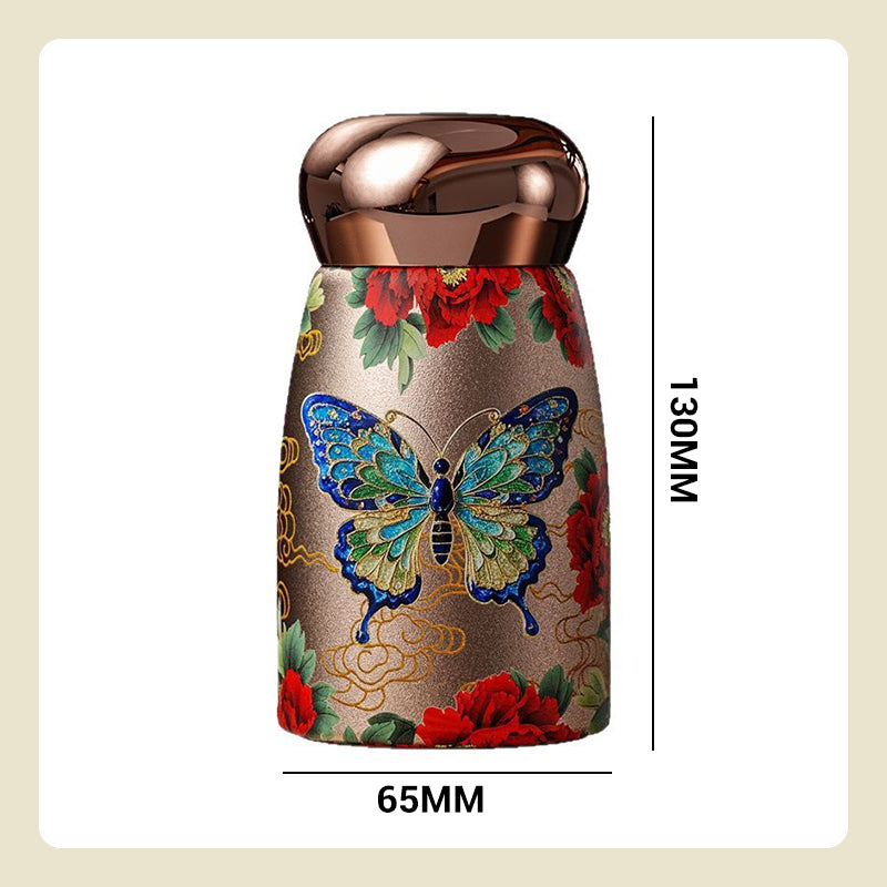 Vintage Portable Smart Insulated Mug With SMART LED TEMPERATURE DISPLAY