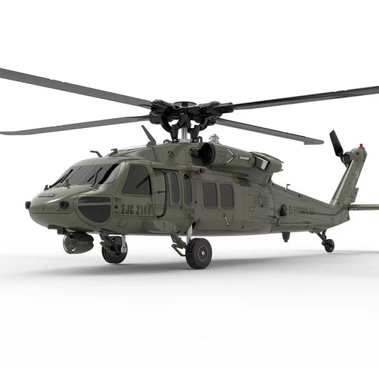 YU XIANG YXZNRC F09-V Blackhawk RC Helicopter 1/47 Scale 2.4G 6CH Dual Brushless Direct Drive Flybarless 6G/3D Stunt Model