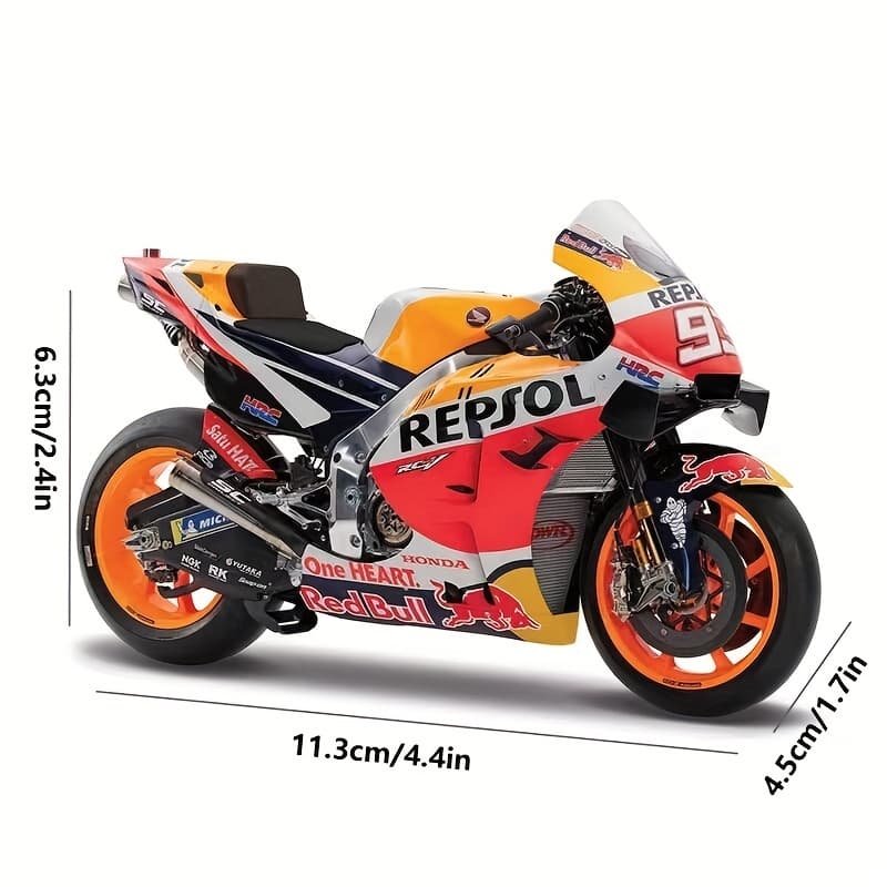 1:18 MotoGP Motorcycle Models – Repsol Honda #93, Ducati Champion & Red Bull KTM Collectibles[final clearance sale!]