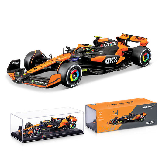 1:24 McLaren 2024 MCL38 Lando Norris #4 & Oscar Piastri #81 - Miami GP