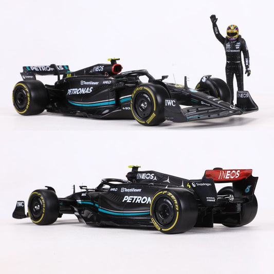 1:24 Mercedes-AMG 2023 W14 Lewis Hamilton #44- Figure
