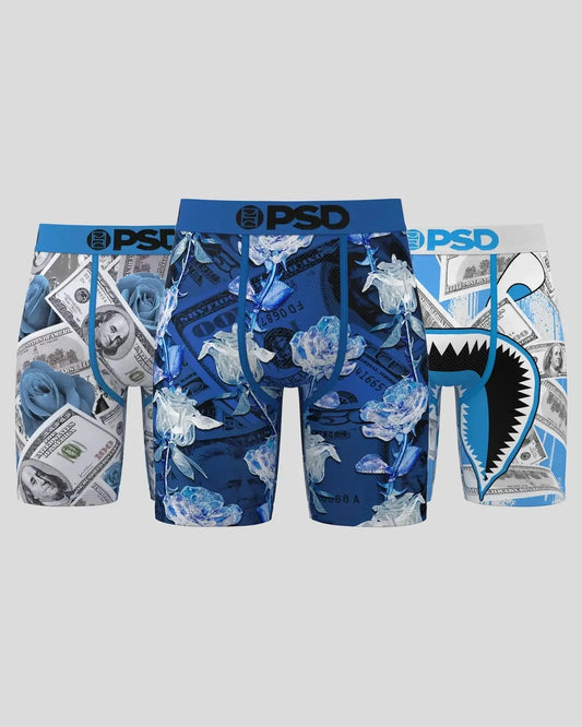 Pack of 3 PSD Boxers - The Blues