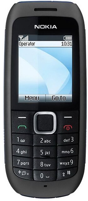 Nokia 1616 (Single Sim, 1.8 inches Display, Assorted Color)