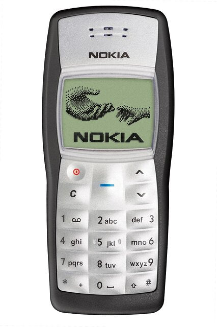Nokia 1100 (Single Sim, 1.2 Inches Display, Assorted Color)