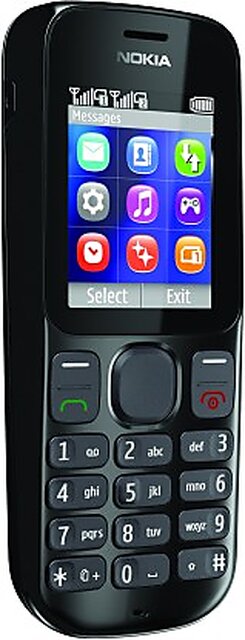 Nokia 101 (Dual SIM, 1.8 Inch Display, Black)