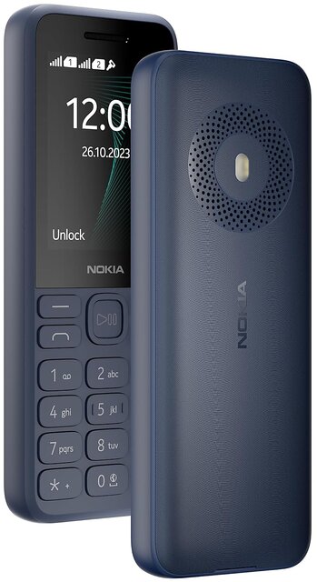 Nokia 130 2023 (Dual Sim 2.4 Inch Display, Black)