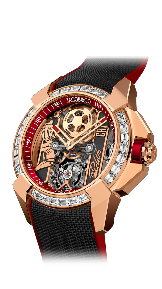 Epic X CR7 |  Flight of CR7 - Rose Gold Baguette Jacob & Co.