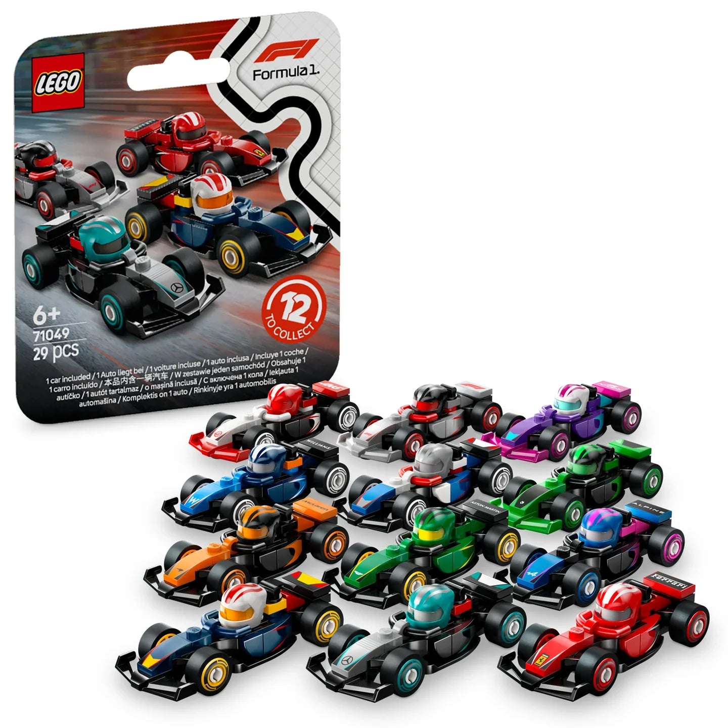 LEGO F1 Collectible Race Cars