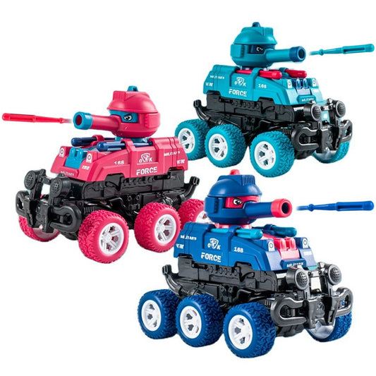 Pull-Back Transform Fighter Truck ( SET OF 3)