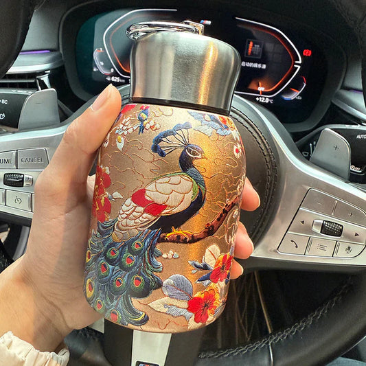 Stylish & Portable Insulated Water Bottle Keep Drinks Hot or Cold, Enjoy Fresh Drinks Anytime, Anywhere!