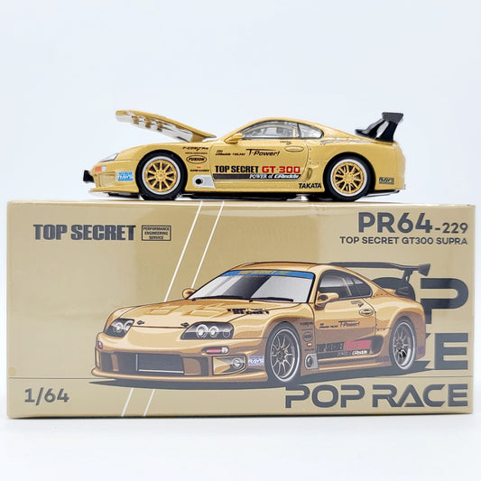 Pop Race Top Secret GT300 Supra - 1:64 scale