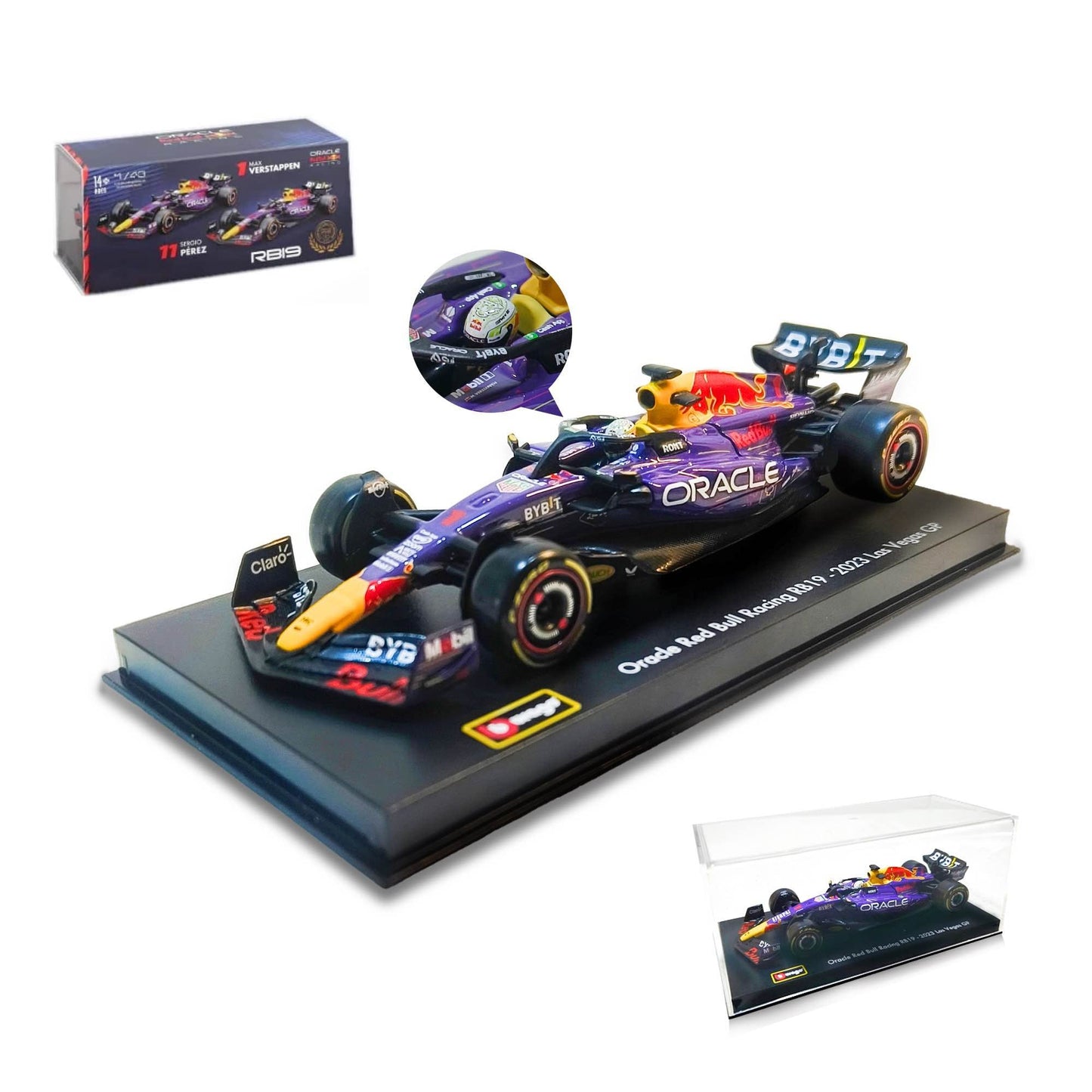1:43 Red Bull Racing 2023 RB19/20 #1 #11