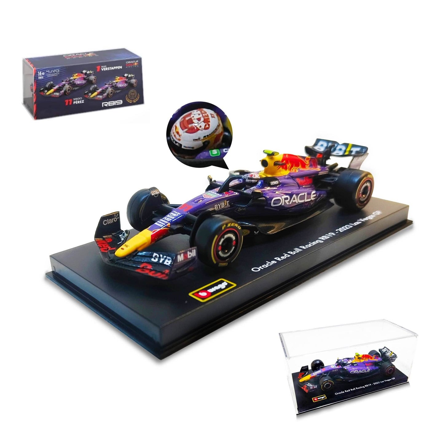 1:43 Red Bull Racing 2023 RB19/20 #1 #11