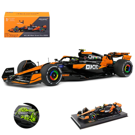1:43 McLaren 2024 MCL38 #4 #81 - Miami GP [Flash Sale]
