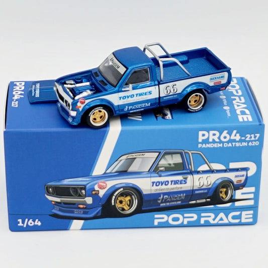 Pop Race Pandem Datsun 620 Pickup - 1:64, Toyo Tires