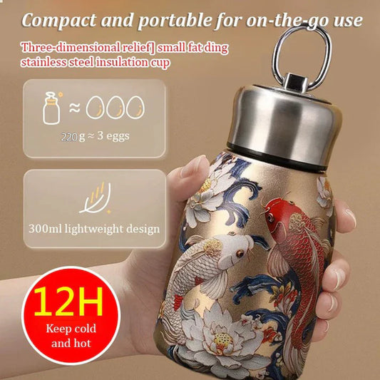 Stylish & Portable Insulated Water Bottle Keep Drinks Hot or Cold, Enjoy Fresh Drinks Anytime, Anywhere!