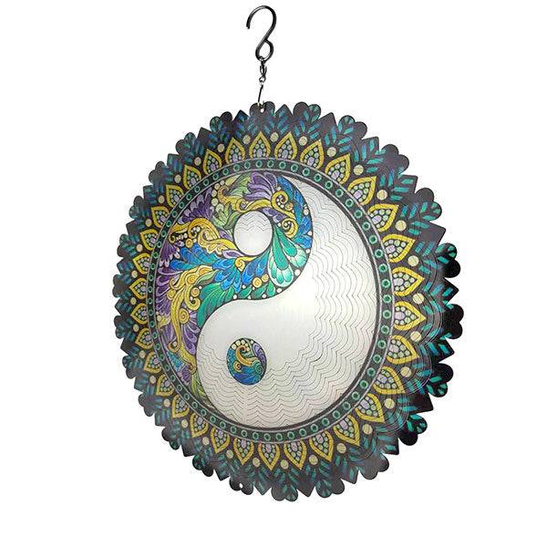 3D Colorful Wind Spinning Mandala